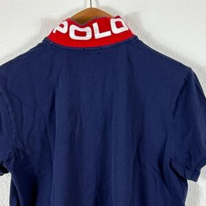 Polo by Ralph Lauren Boys Dark Blue Polo Shirt with Red Logo